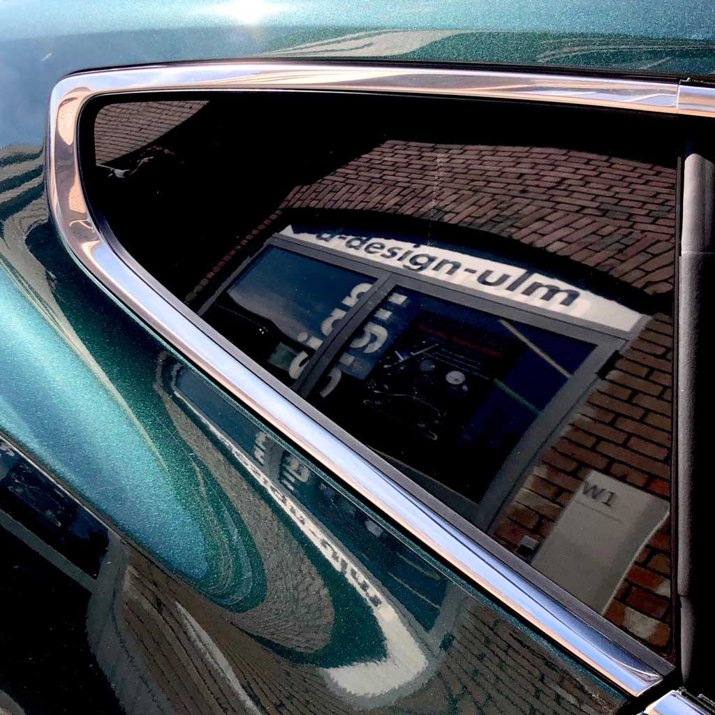 Detailansicht der Sonnenschutzfolie