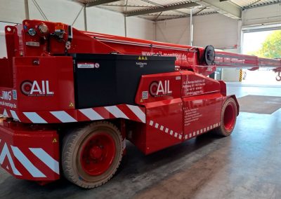 AIL Montage Kran Beschriftung