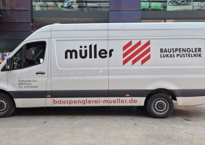 Bauspenglerei Mueller Beschriftung Sprinter