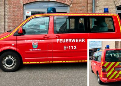 Feuerwehrauto Beschriftung T6