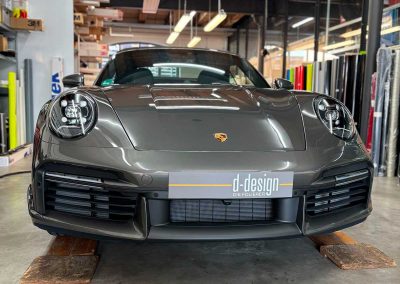 Lachschutzfolie bei einem 911 Porsche