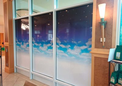 Beispiel Schaufenster Digitaldruck