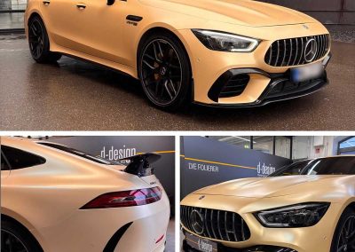 AMG GT Champagner Vollfolierung