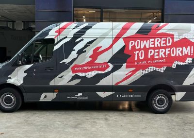 Sprinter Beschriftung Digitaldruck der Firma Endlichhofer