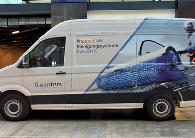Fahrzeugbeschriftung der Firma Cleantecs - Crafter