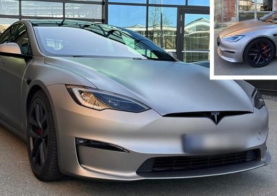Tesla grau matt Vollfolierung